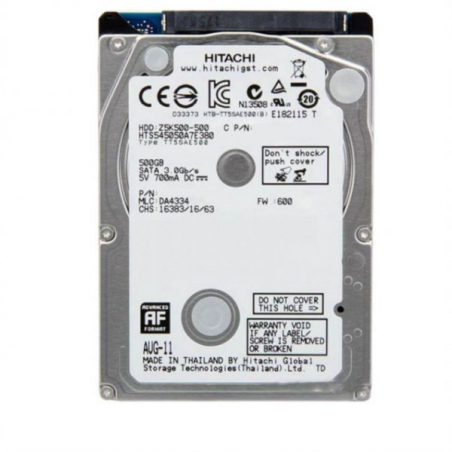 Жесткий диск 500 Гб HTS545050A7E680 Hitachi 2,5'' Sata