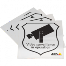 SURVEILLANCE STICKER ENG 50PCS